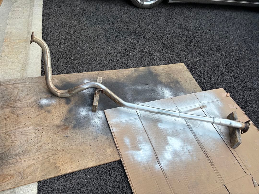 zn6前期純正加工ストレートマフラー