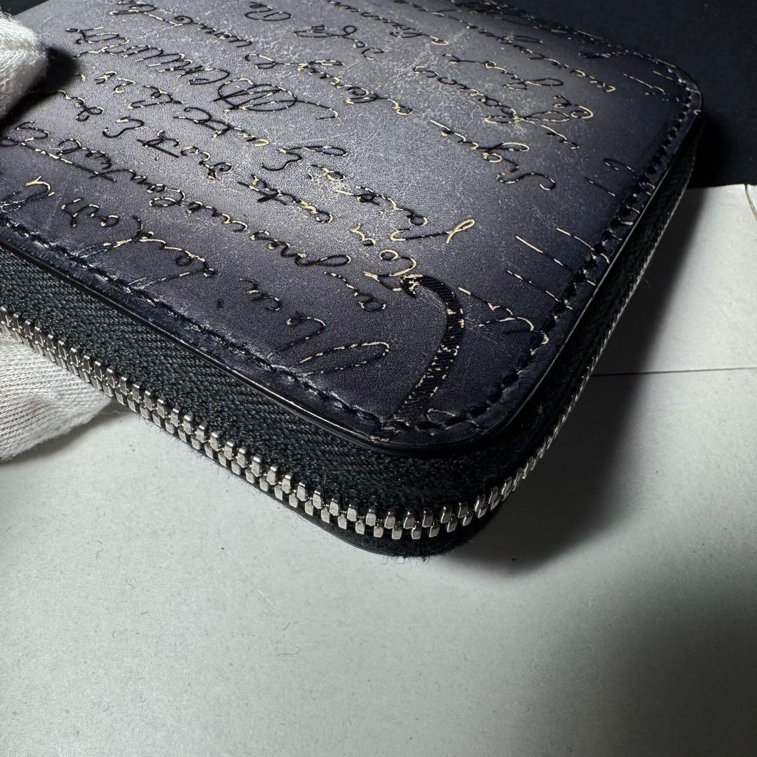 希少★ベルルッティ インケース トート レザー カリグラフィ グレー