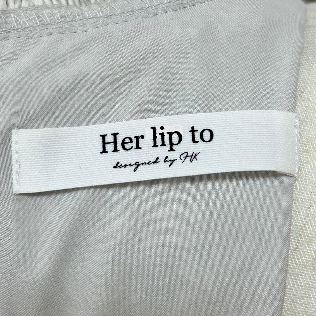 ワンピース Herlipto Winter Floral Long-sleeve Dress