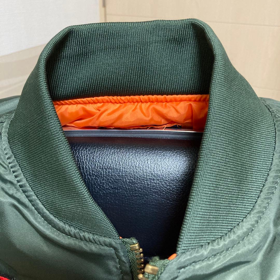 新品未使用トップガンMA-1ジャケット（中綿入り）グリーン Mサイズ