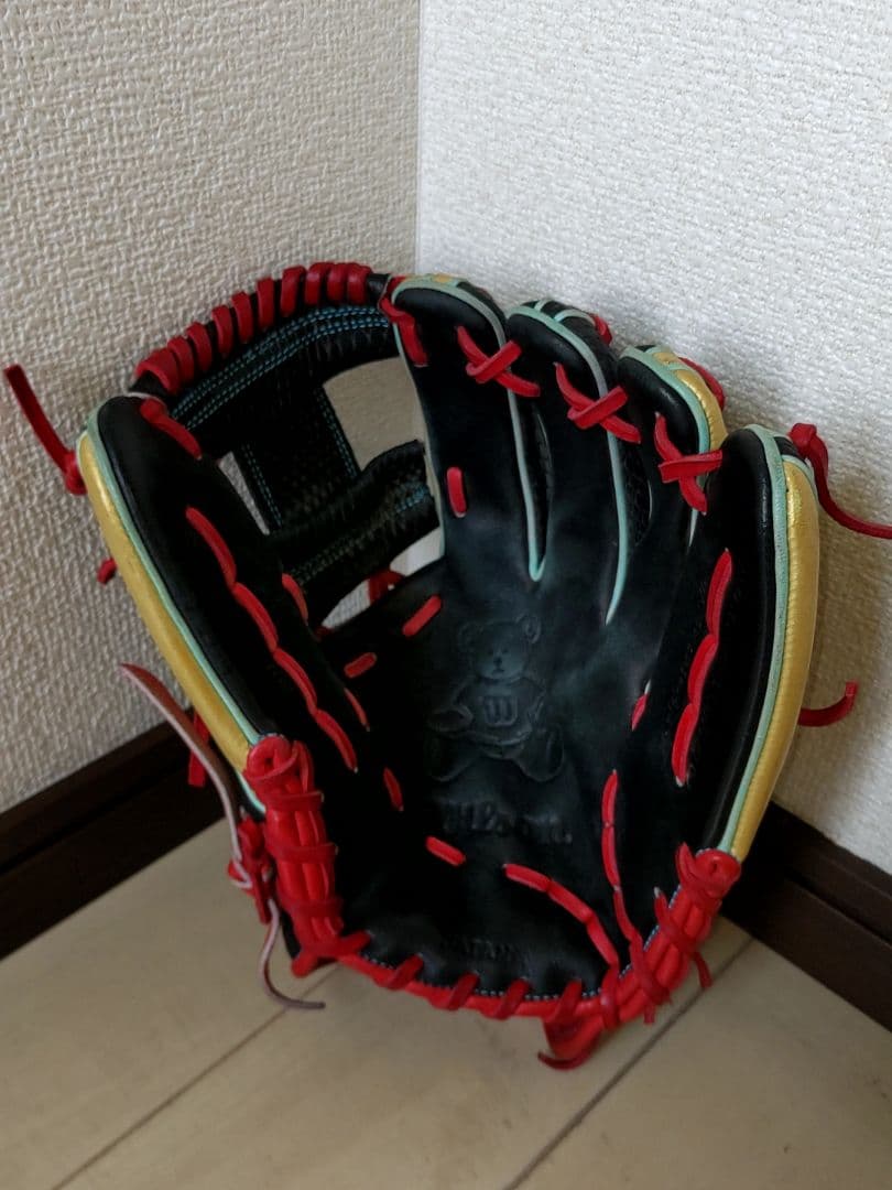 ウィルソン　軟式内野　オーダーグローブ　87型　鬼滅の刃　煉獄杏寿郎風