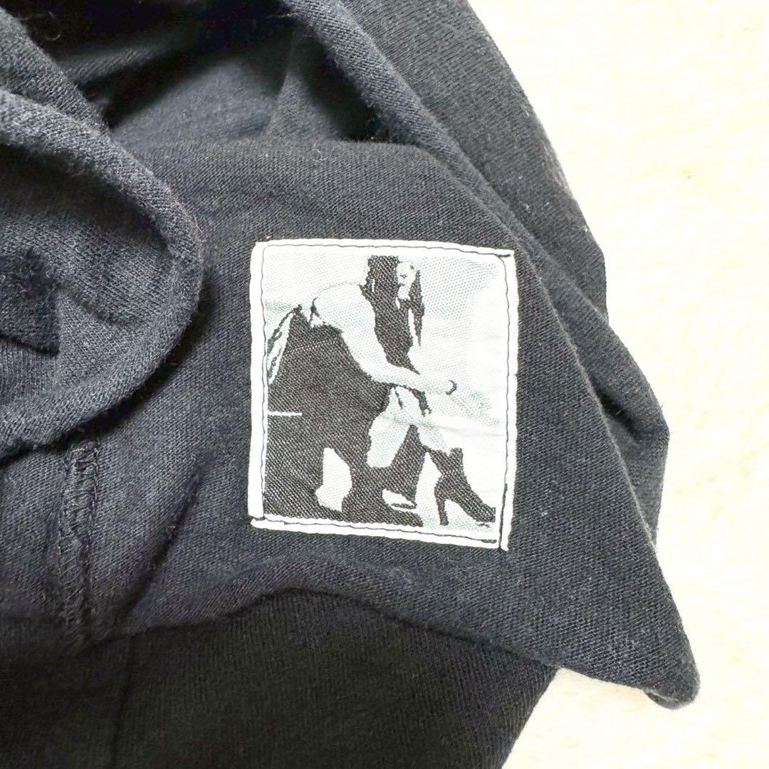 Rick Owens DRKSHDW クロップド丈 ワイド Tシャツ ブラック