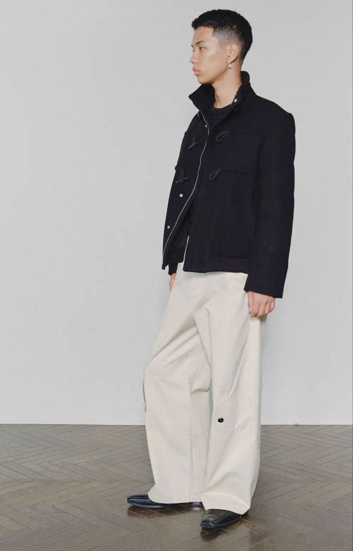 sairenssei Rope-Linked Wool Coat 深水光太