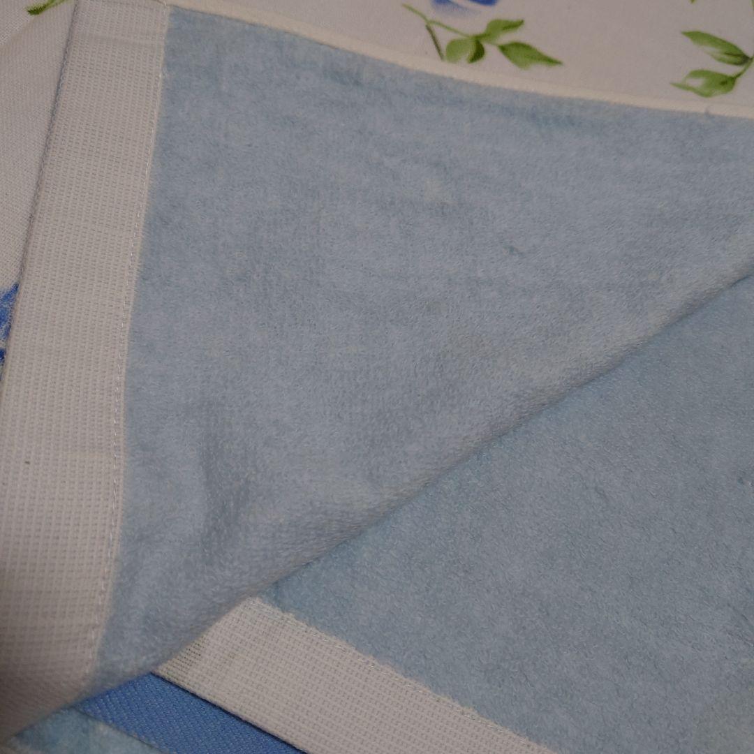 激レア　ヘーゼルウッド　ダックエッグ　　ローラアシュレイ　タオルケット　ブルー