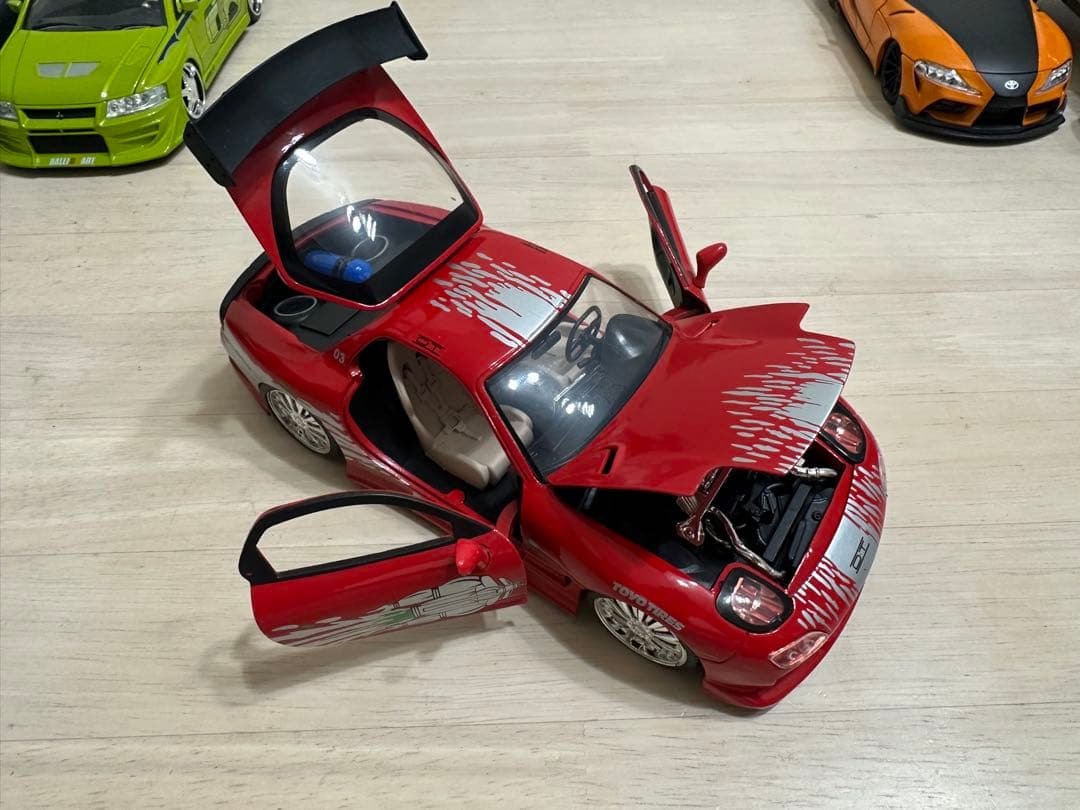 h*3様 ワイスピ　ミニカー5台セット（開閉機能付き）