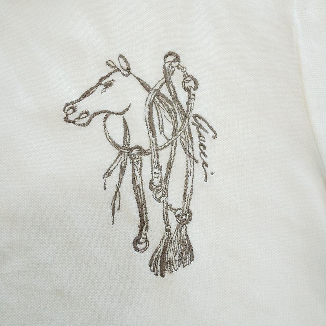 【GUCCI】 ホース柄 ポロシャツ新品 S～Mサイズ