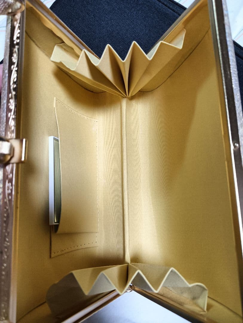 キンワシ印　草履バッグセット　ゴールド　レインボー　着物　和装　和服