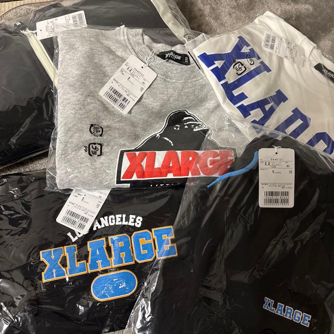 【新品】【値下げ】2025年福袋XLARGE KIDS BOYSセット110cm