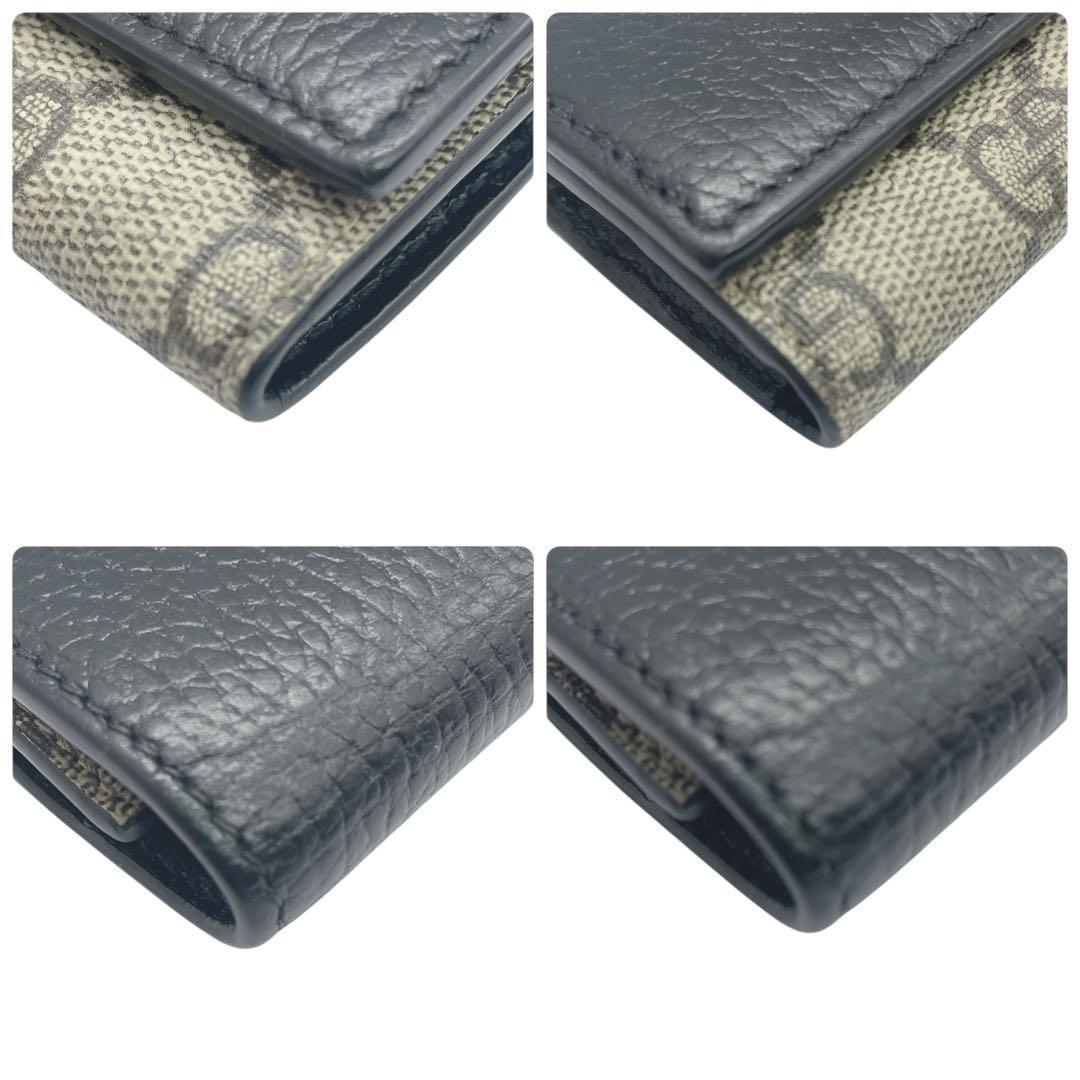 【極美品】GUCCI グッチ キーケース GG マーモント 現行モデル ブラック