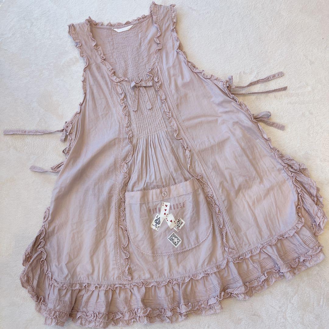 ピンクハウス　トランプ柄ダブリエ