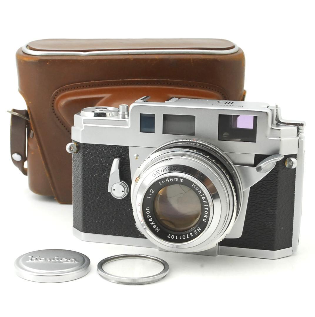 【外観・光学美品】KONICA ⅢA 48mm F/2 フィルムカメラ