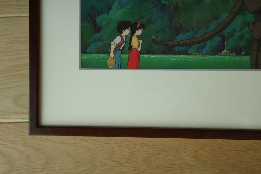ART OF GHIBLI 天空の城ラピュタ アートフレーム 「手向けの花