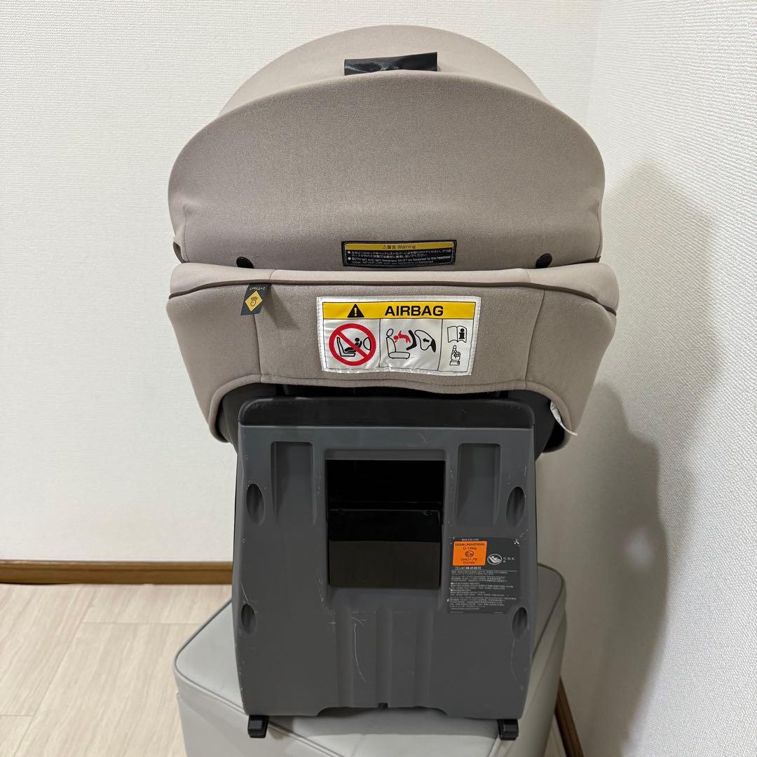 【極美品】クルムーヴスマートISOFIX エッグショック tete a tete