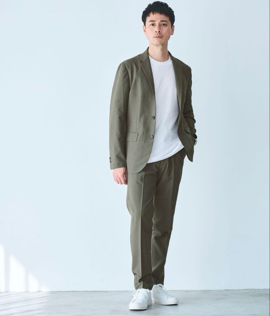 green label relaxing スリムセットアップ Sサイズ