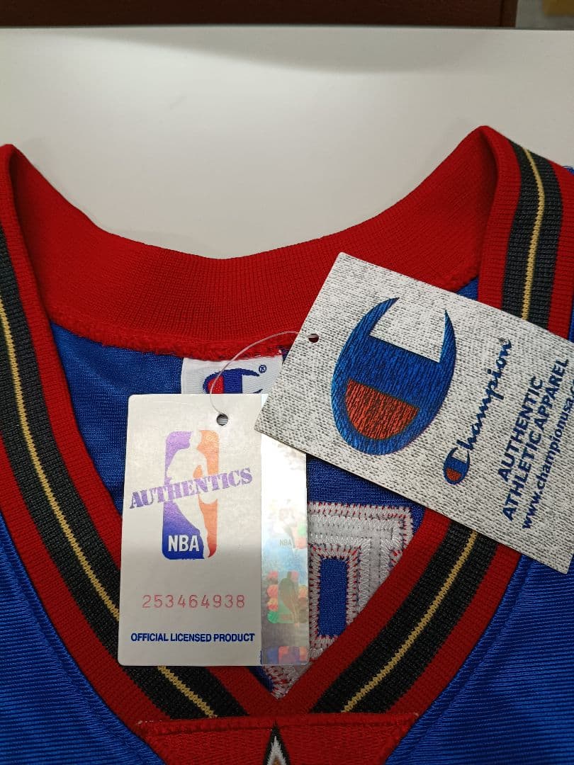 Champion Sixers ユニフォーム 44 Allen Iverson