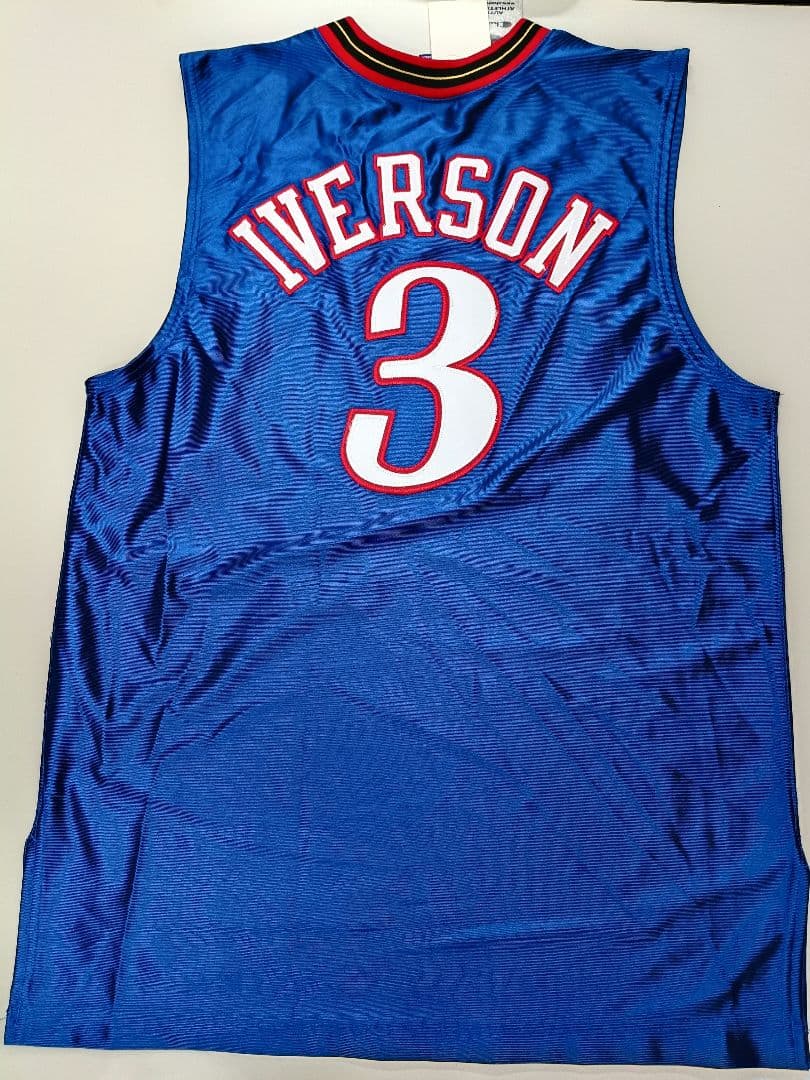 Champion Sixers ユニフォーム 44 Allen Iverson