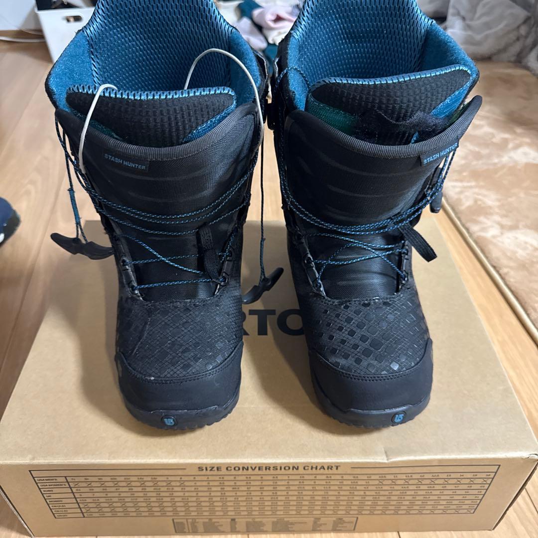 BURTON STASH HUNTER ブーツ ブラック/ブルー　27センチ