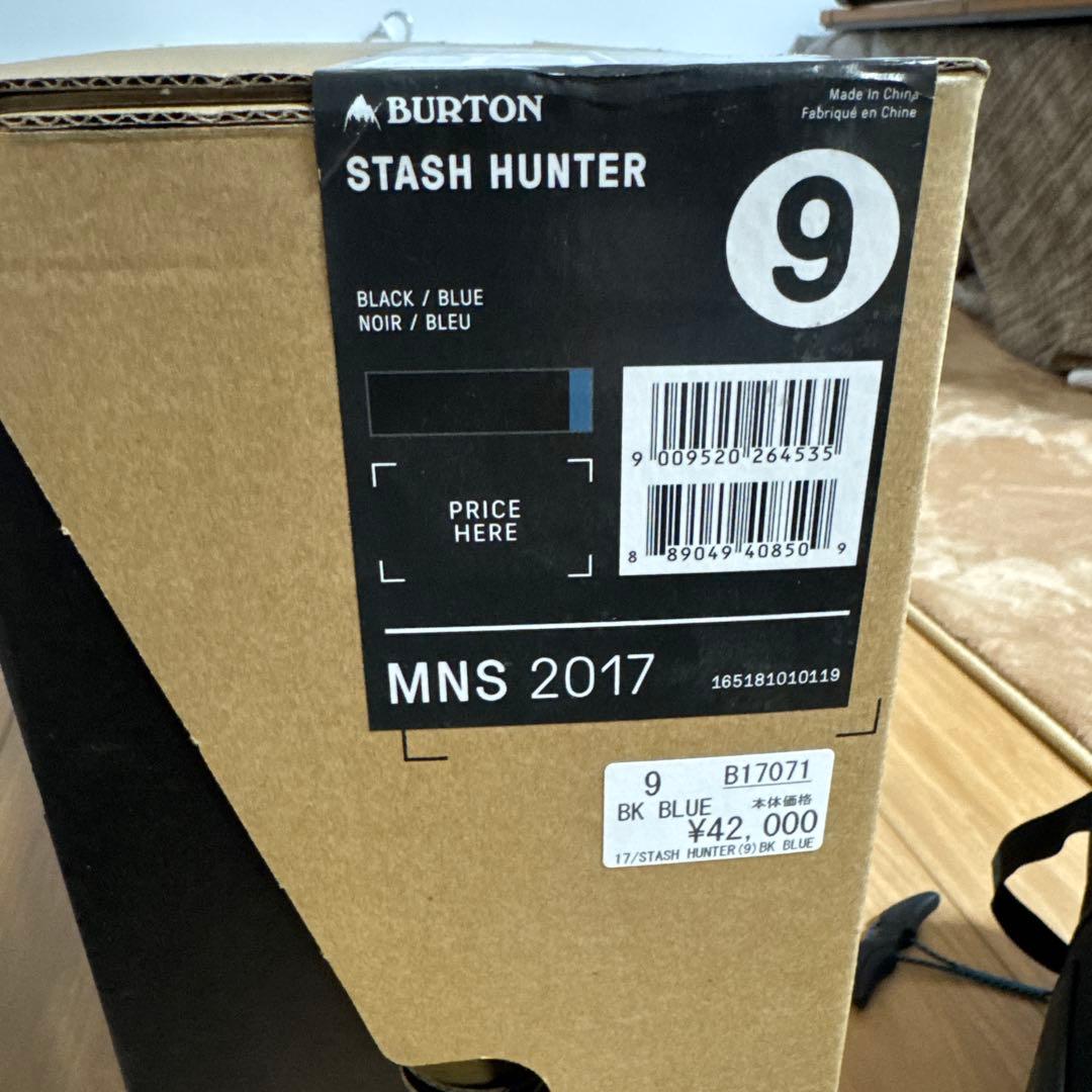BURTON STASH HUNTER ブーツ ブラック/ブルー　27センチ