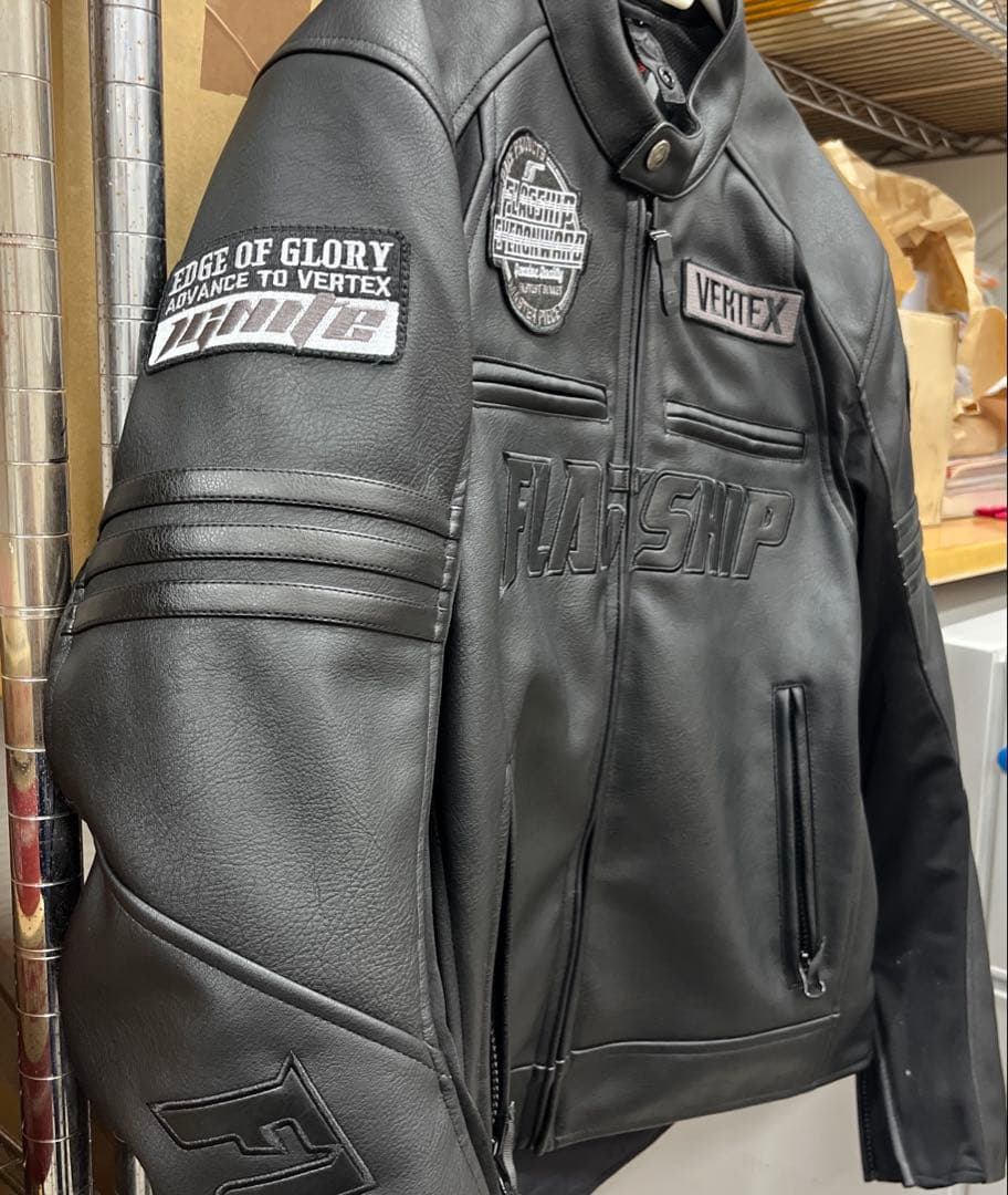 フラッグシップ イグナイトジャケット サイズL レザー　超美品