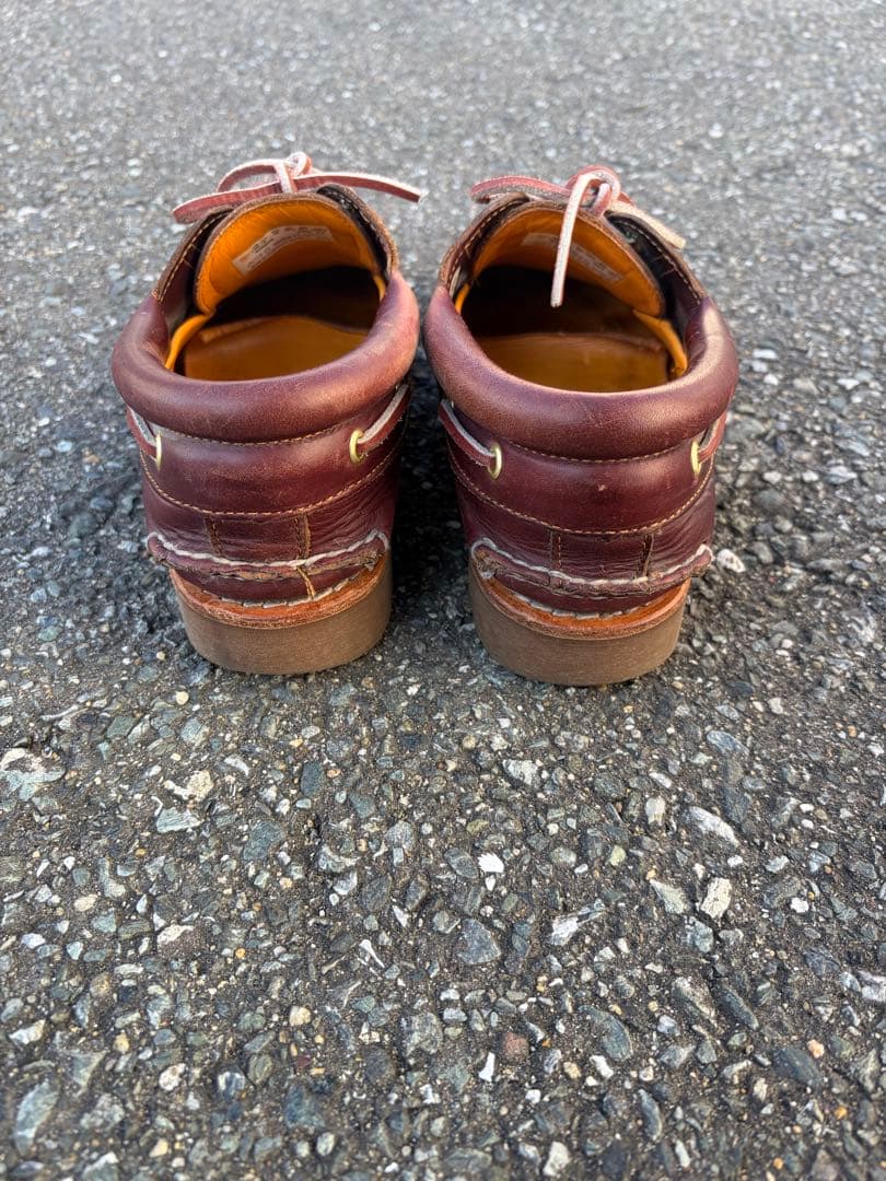 Timberland　3eye　クラシック　バーガンディ　デッキシューズ