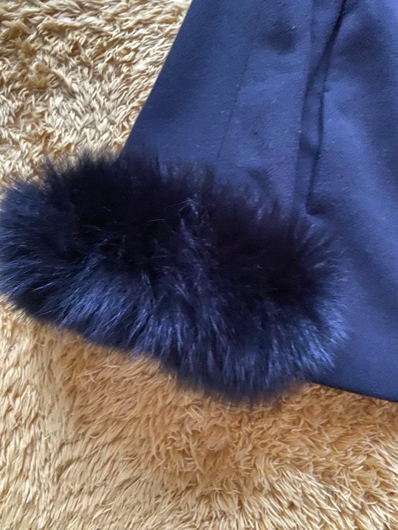 【未使用】ストロベリーフィールズビーバーショートコートリアルフォックスファー黒