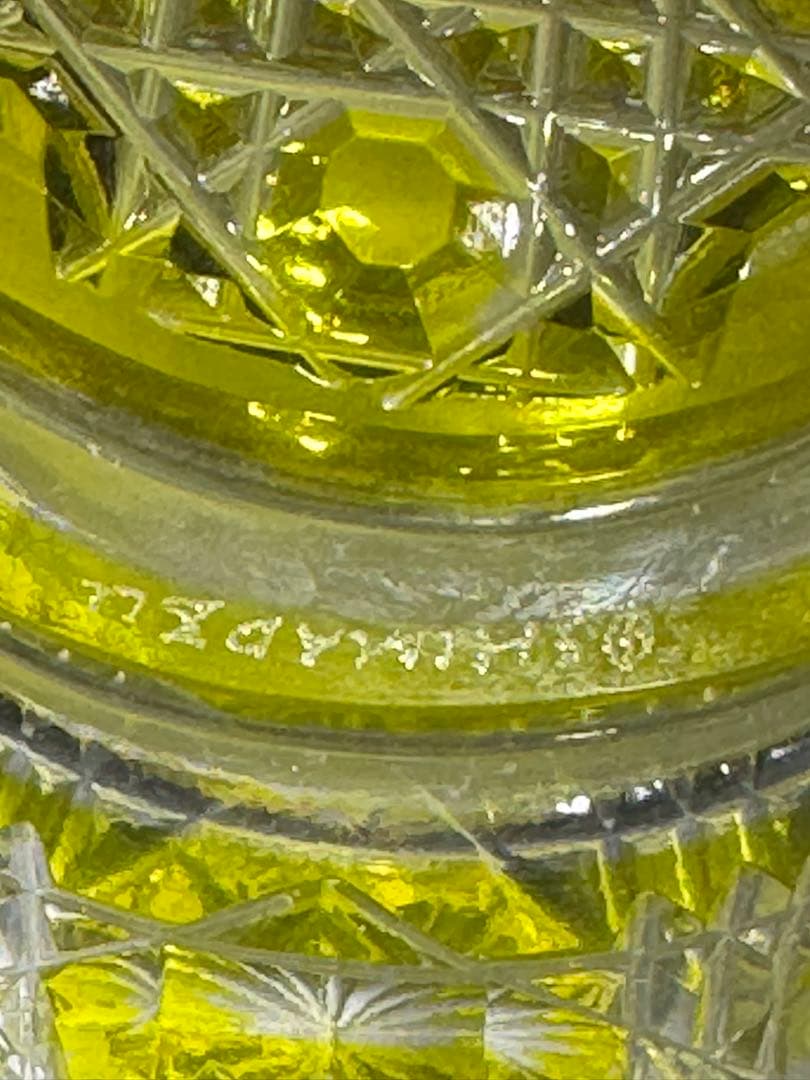 復元島津薩摩切子　猪口　Shimadzu　Satsuma Kiriko　N006