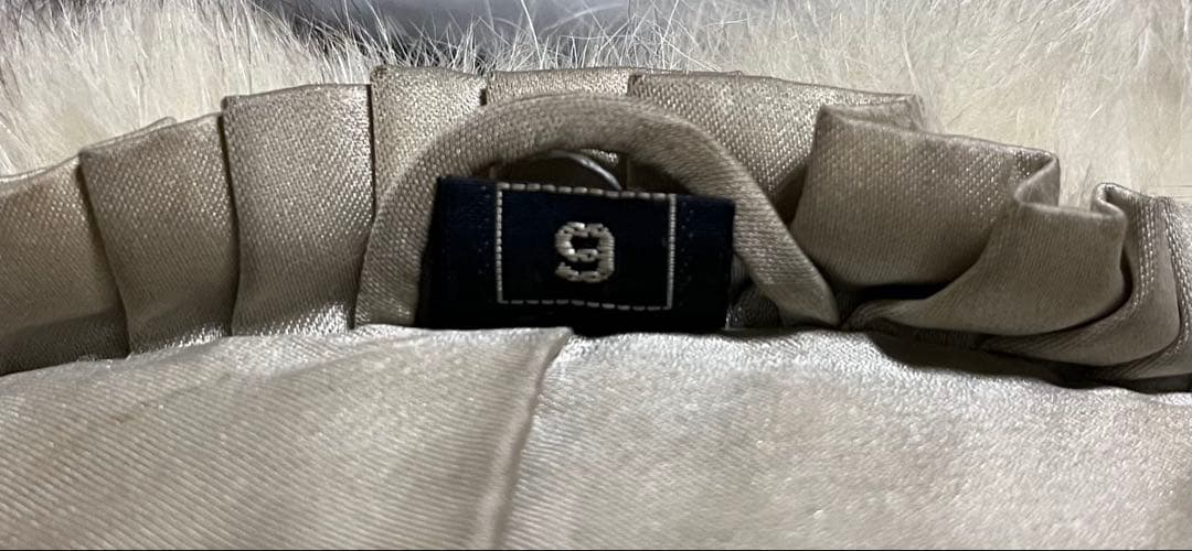 SAGA FOX ファーコート ライトグレージュ