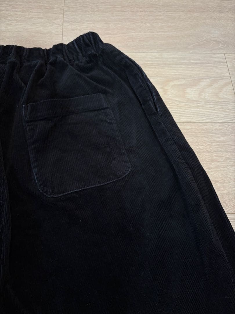 tandey オローネ バルーンパンツ コーデュロイ ブラック