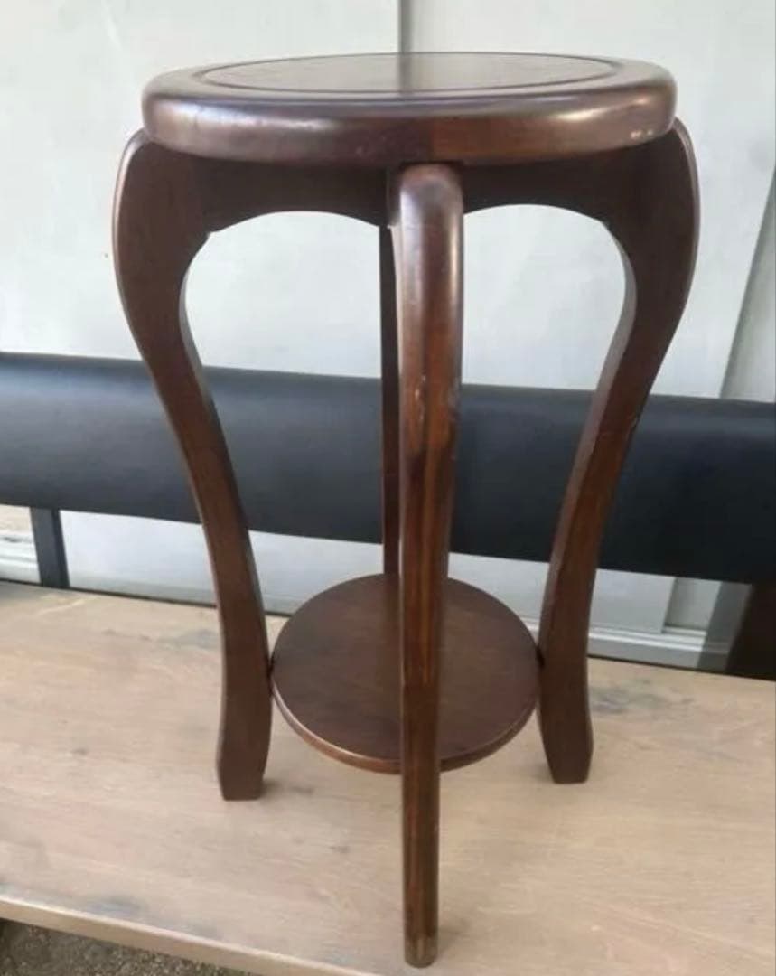 猫脚のコンソールテーブル　サイドテーブル花台フラワースタンド