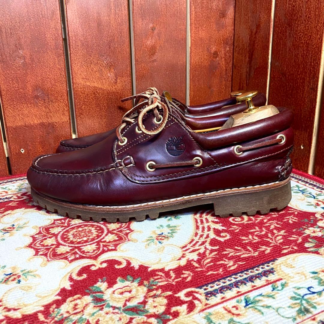 Timber land 3eyeデッキシューズ　モカシン　ボルドー　8