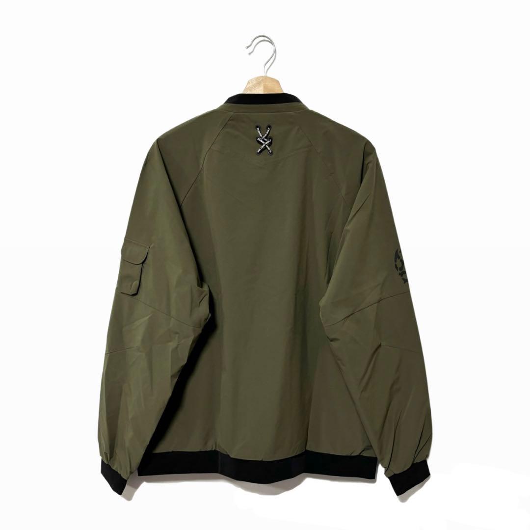 ラッセルノ ゴルフ MA-1 ジップアップ ジャケット サファリ カーキ 2XL