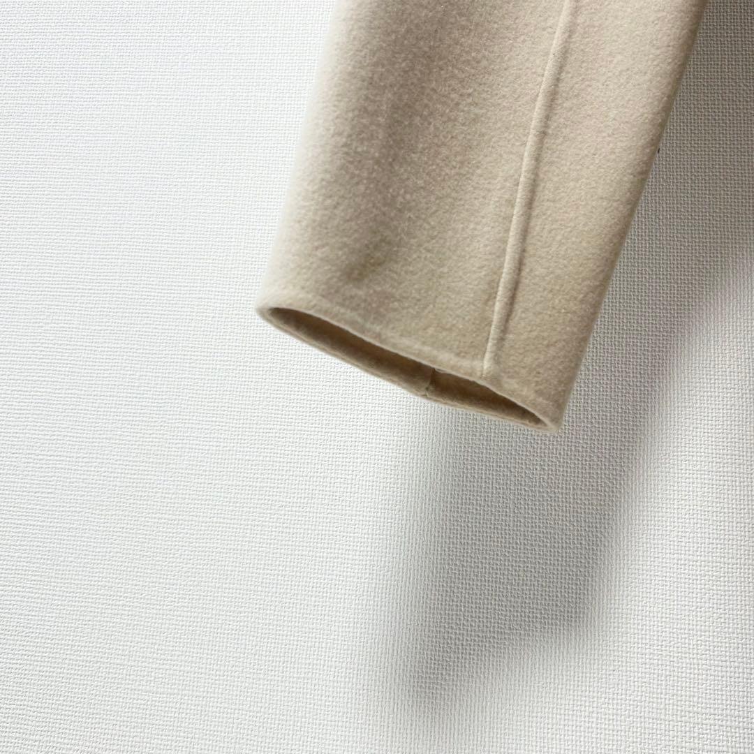 GALERIE VIE 　ライトメルトンチェスターコート　ライトベージュ　36