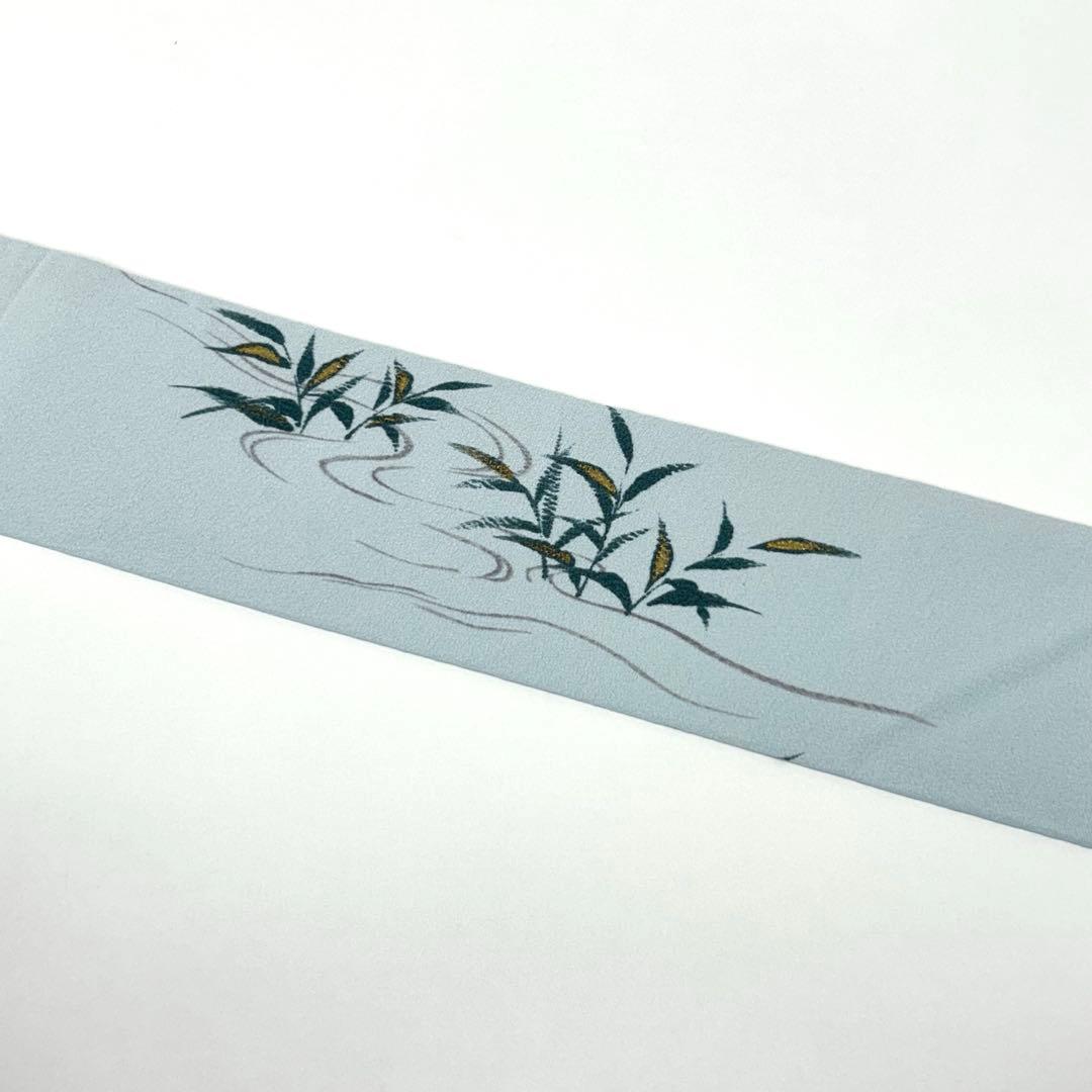 【着物と帯 時流】N2678s◇正絹 九寸名古屋帯◇山科春宣 愛ZECRA未使用