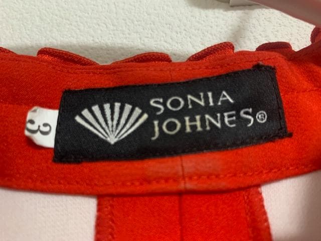 フラメンコ用 ソニアジョーンズ 赤フリルトップス