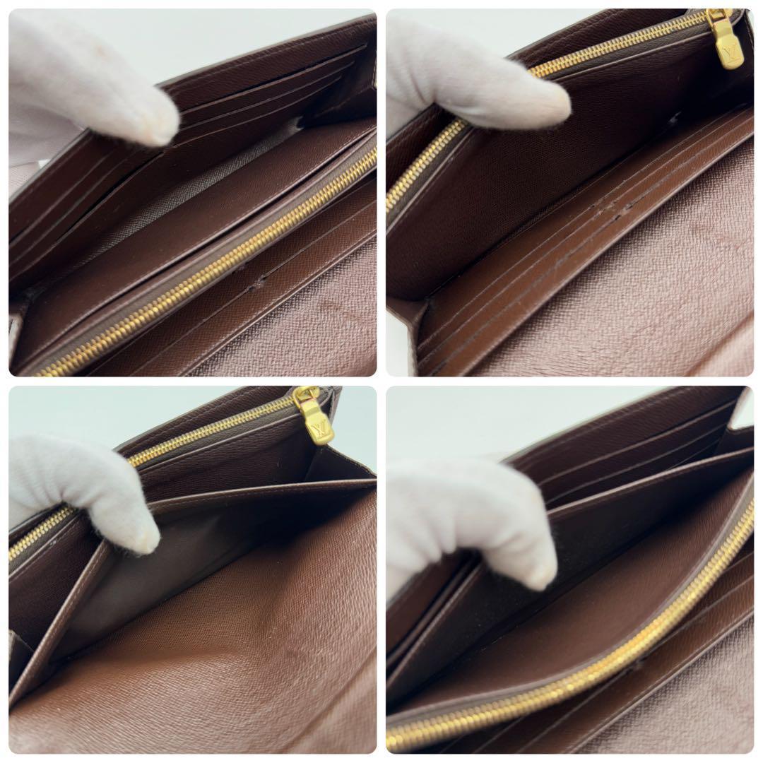 【新型】　ルイヴィトン　ダミエ　ポルトフォイユ　サラ　長財布　現行　財布　人気