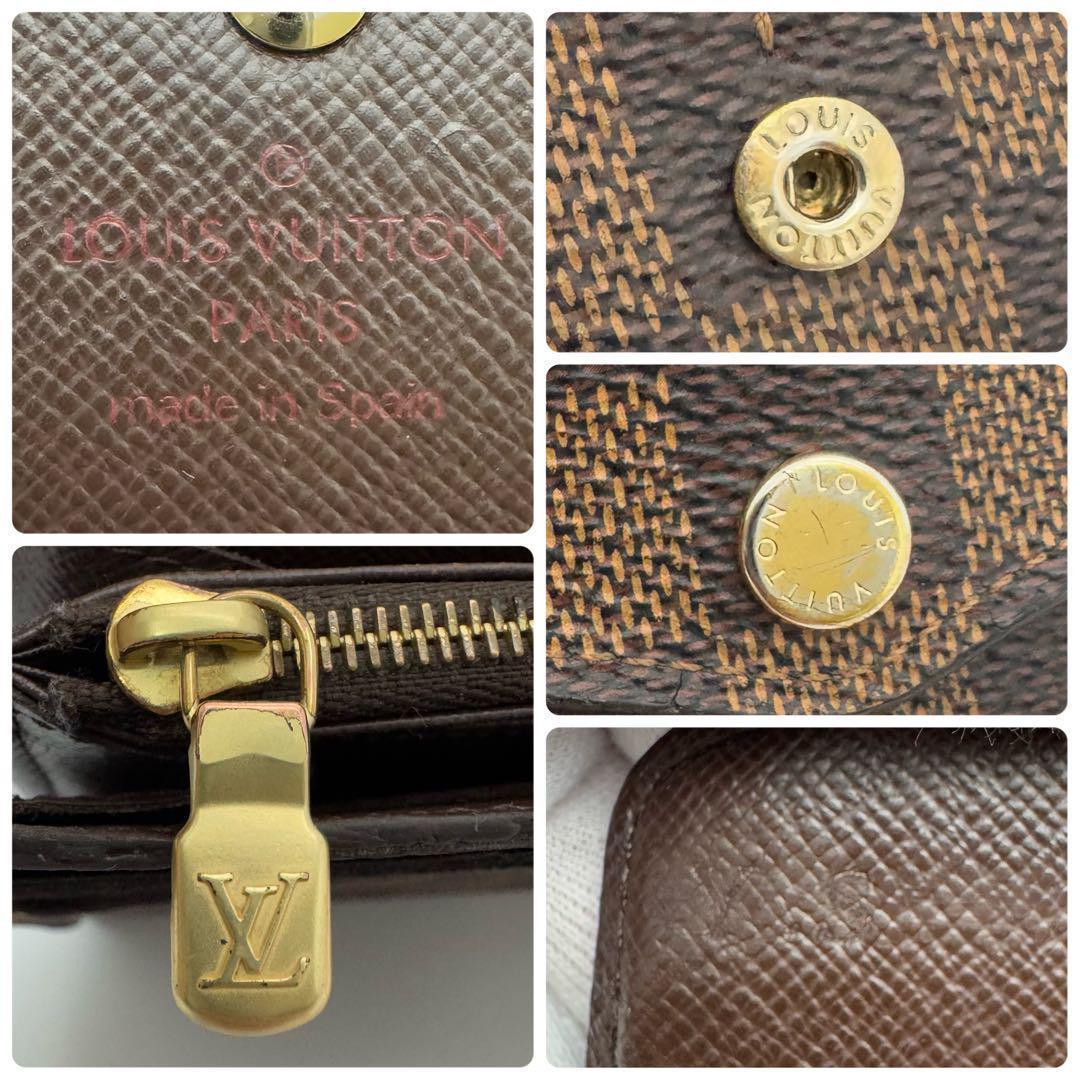 【新型】　ルイヴィトン　ダミエ　ポルトフォイユ　サラ　長財布　現行　財布　人気