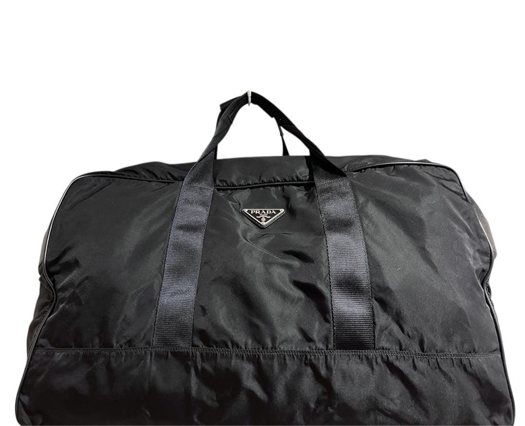 PRADA ブラック ボストンバッグ