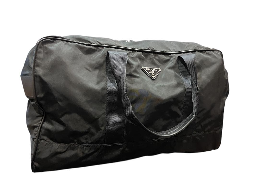 PRADA ブラック ボストンバッグ
