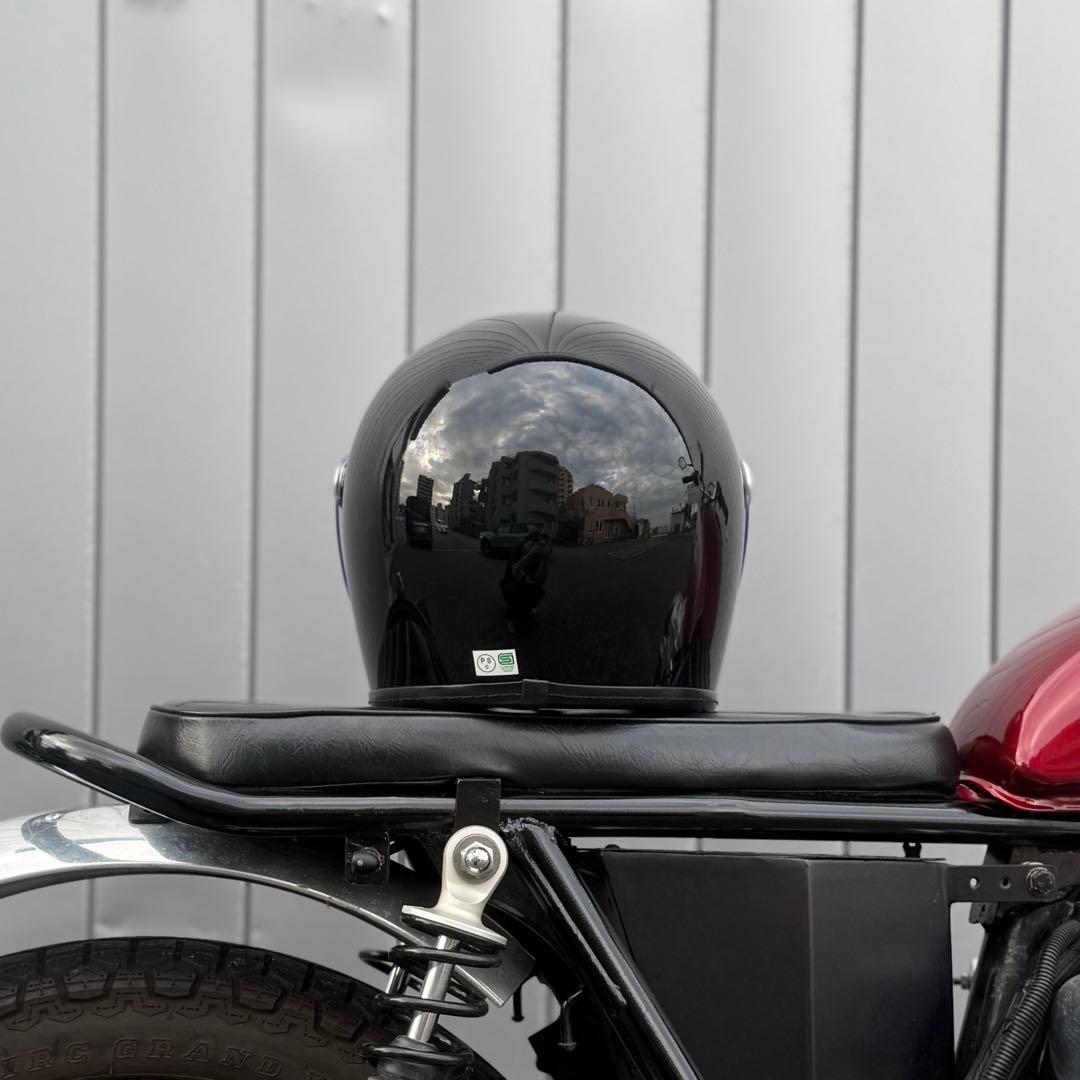 クラシックビンテージスタイル　フルフェイス　Lサイズ　族ヘル　STAR STR