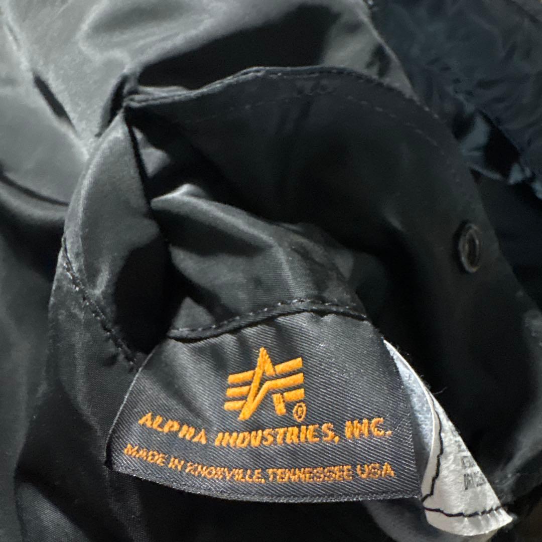 90s alpha USA製　ma-1 flight jacket Black