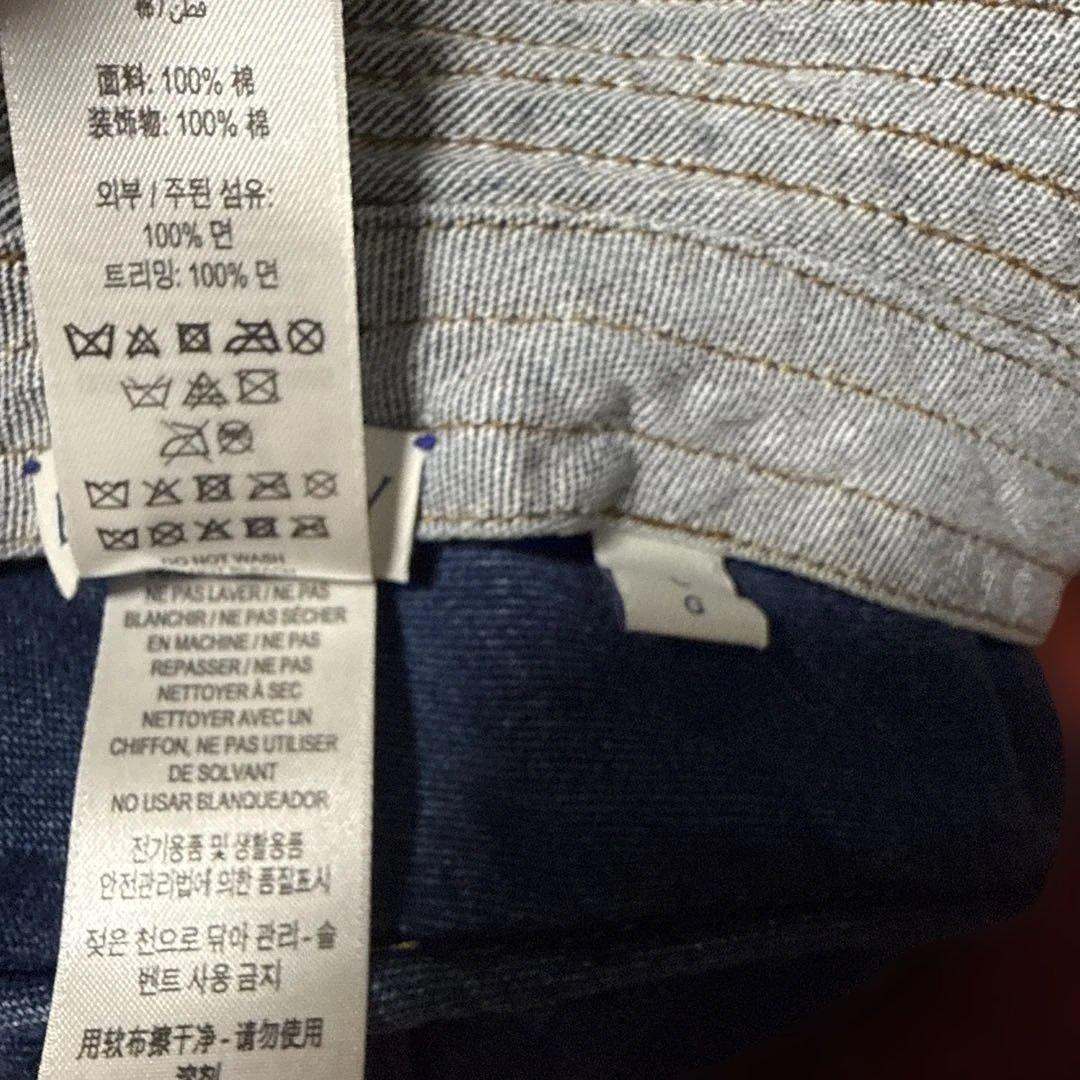 【バーバリー】デニムバケットハット　正規品　帽子　メンズ　レディース