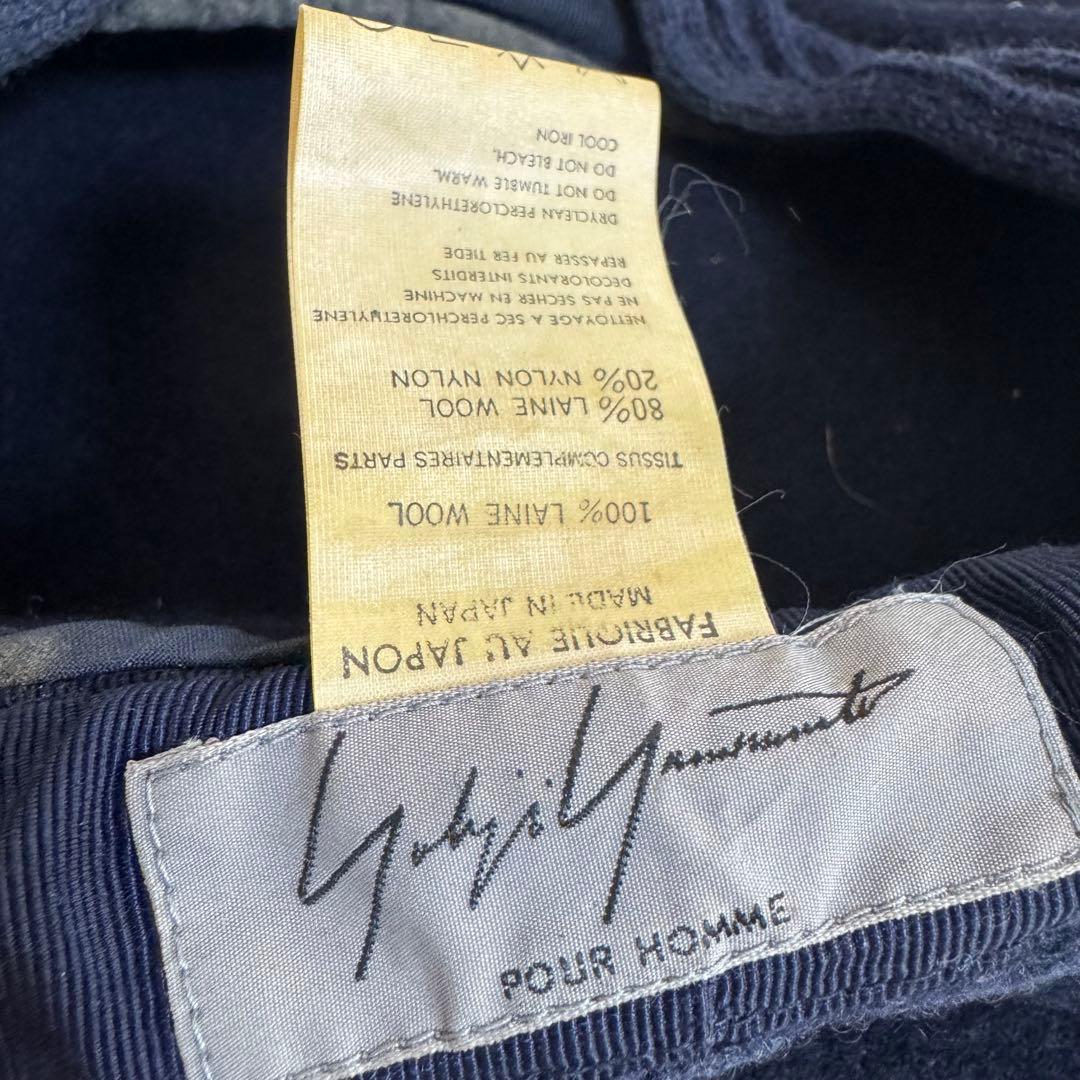 Yohji Yamamoto ベレー帽 ブラック ヨウジヤマモト　プールオム