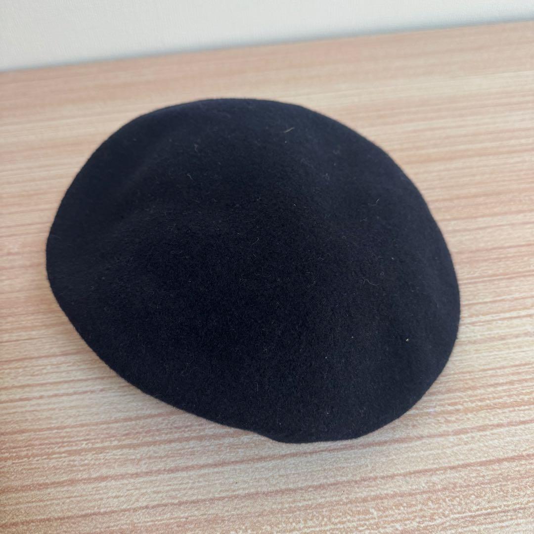 Yohji Yamamoto ベレー帽 ブラック ヨウジヤマモト　プールオム