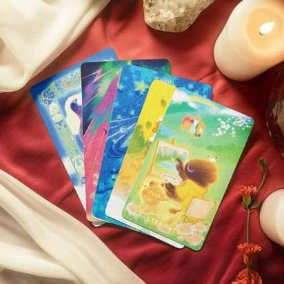 【正規品タロットカード】クラファン完売✨癒しの手描きイラスト✨ちびカラスのデッキ