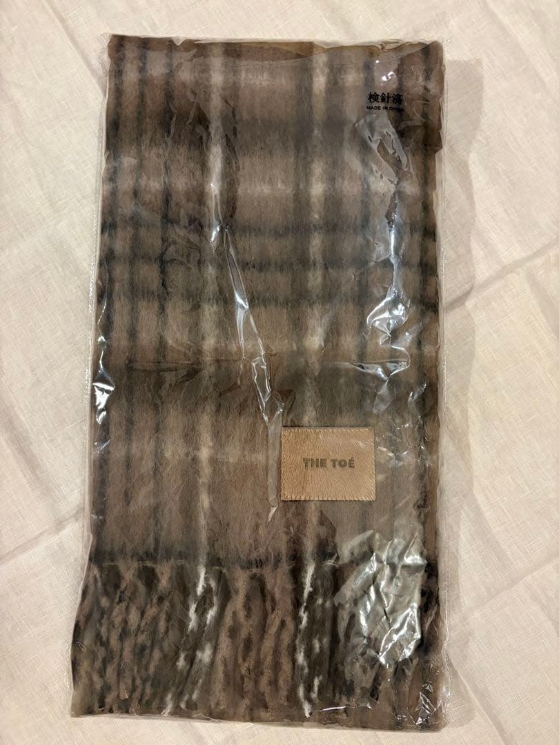 小物 thetoe Eberhard Check Muffler & Socks