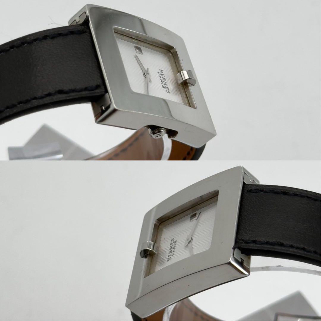 HERMES ベルトウォッチ レディース　腕時計 クォーツ シルバー　保存箱
