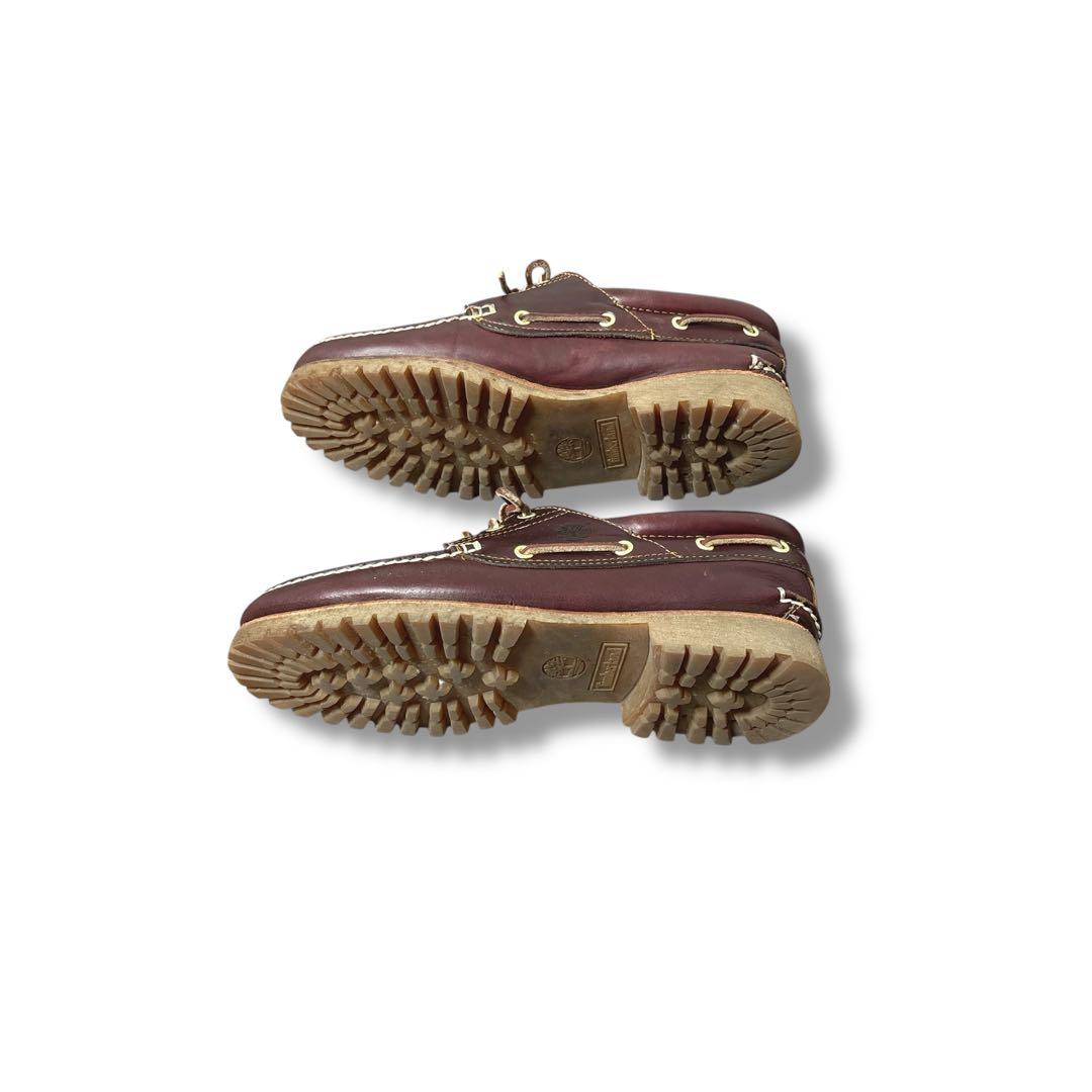 ティンバーランド　3アイ　バーガンディー　デッキシューズオーセンティック27cm