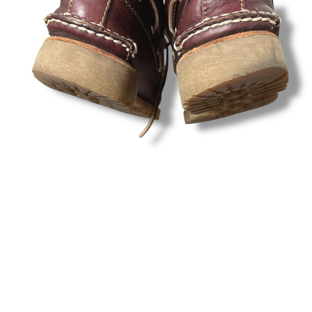 ティンバーランド　3アイ　バーガンディー　デッキシューズオーセンティック27cm