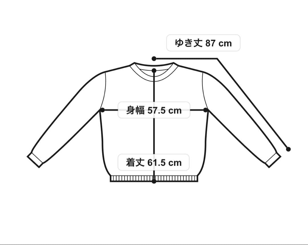 【美品】〈IENA LA BOUCLE〉カーブスリーブスウェット