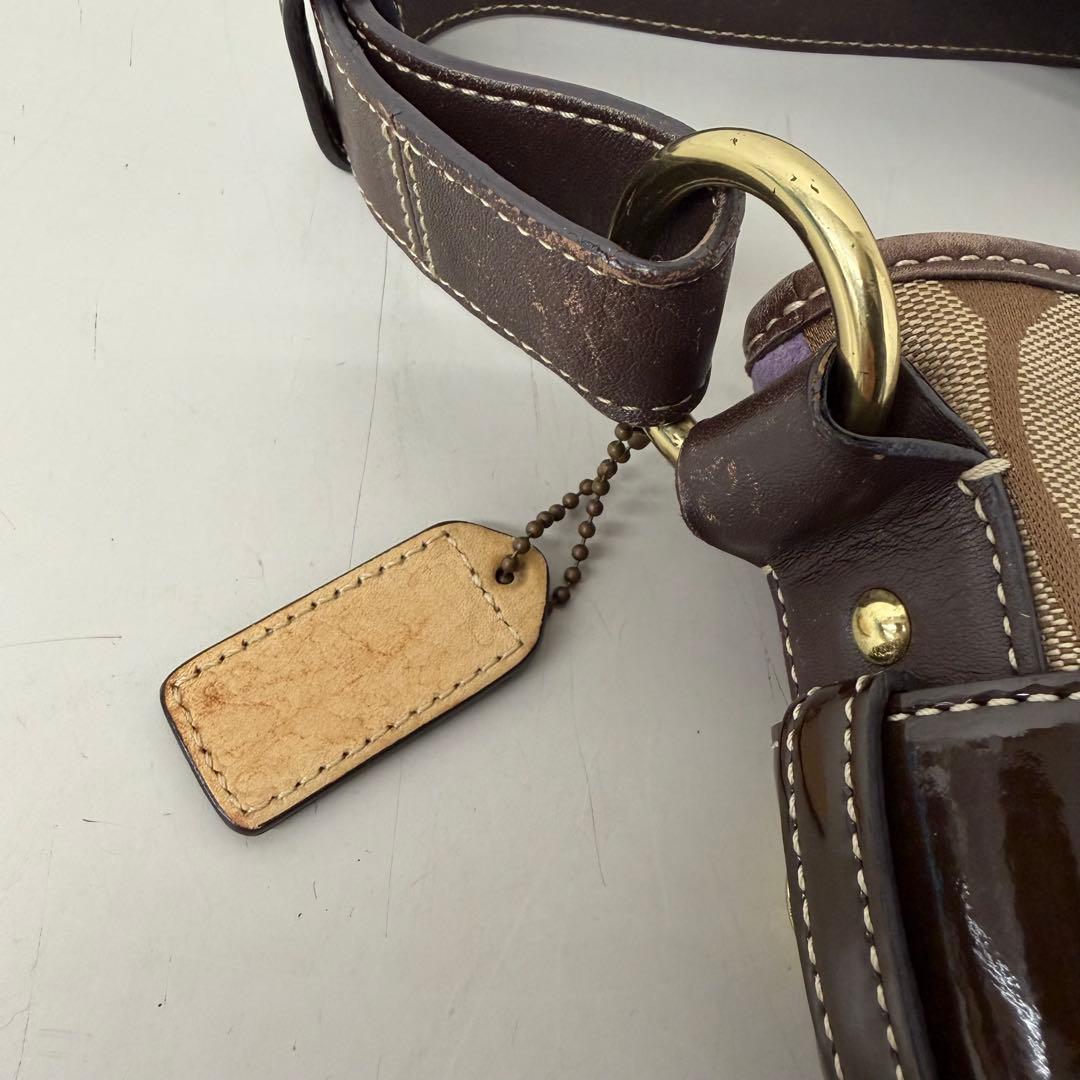 パッチワークショルダーバッグ　コーチ　coach